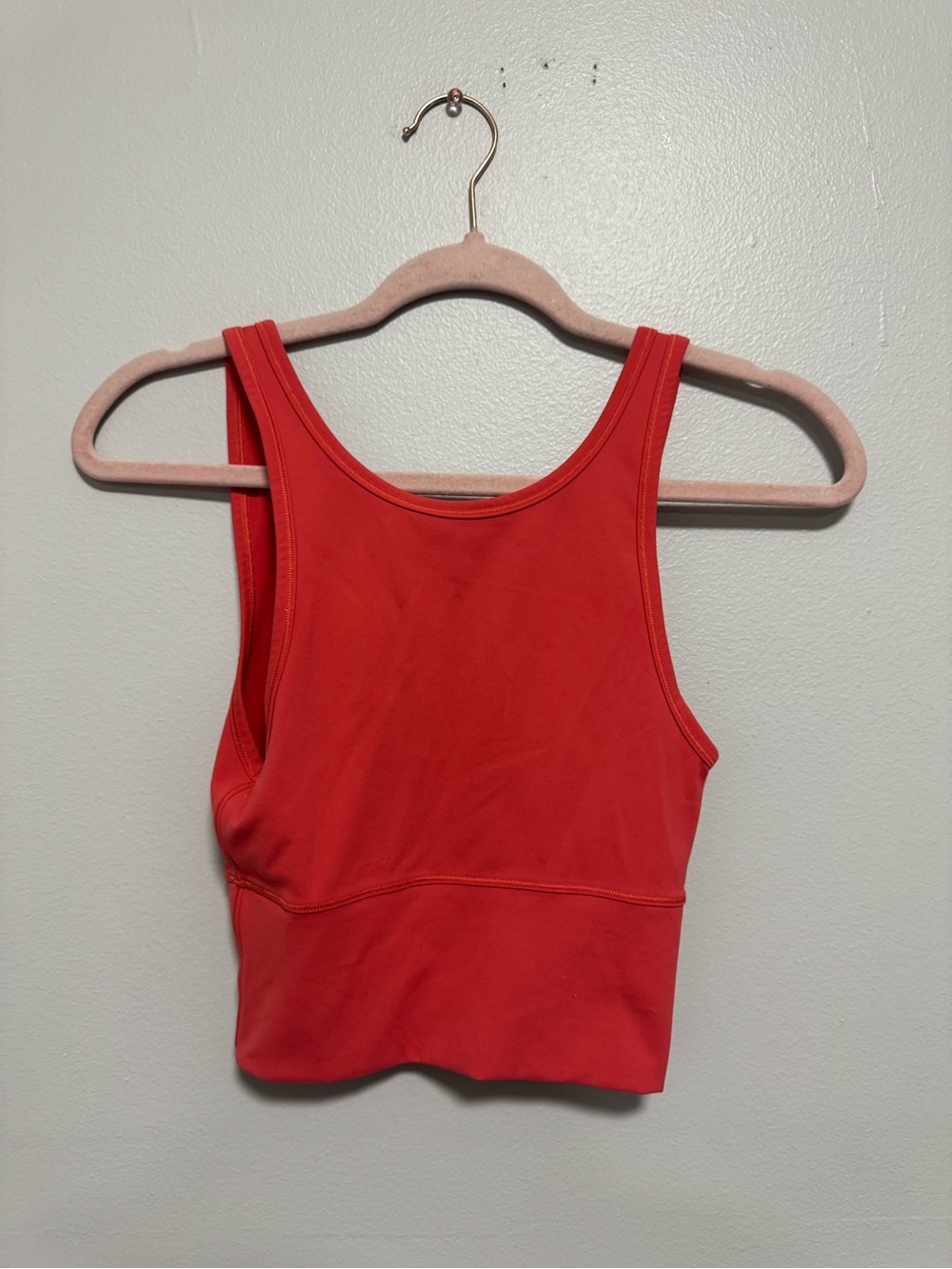Lululemon Power Pivot Red Pink Tank Top - Picture 3 of 5